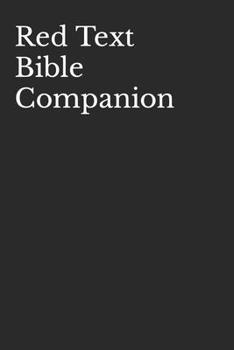 Paperback Red Text Bible Companion Book