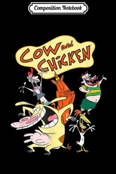 Paperback Composition Notebook: Cartoon Network Cow and Chicken Character Journal/Notebook Blank Lined Ruled 6x9 100 Pages Book