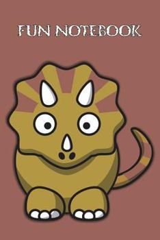 Fun Notebook : Boys Books , Mini Composition Notebook , Ages 6 -12 , 6 X 9 Journal , 120 Pages , Triceratops Book