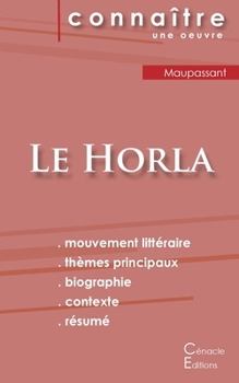 Paperback Fiche de lecture Le Horla de Maupassant (analyse littéraire de référence et résumé complet) [French] Book