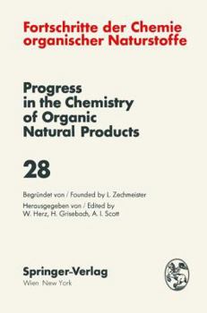 Paperback Fortschritte Der Chemie Organischer Naturstoffe / Progress in the Chemistry of Organic Natural Products Book