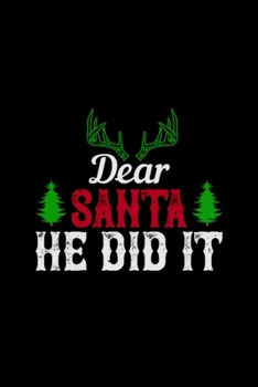 Dear Santa Define Good: Blank Lined Notebook Journal for Work, School, Office | 6x9 110 page