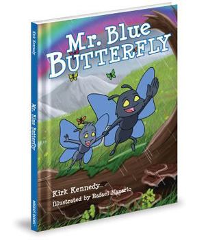 Hardcover Mr. Blue Butterfly Book