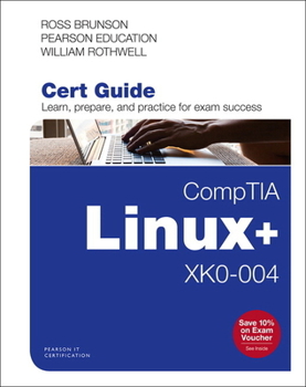 Hardcover Comptia Linux+ Xk0-004 Cert Guide Book