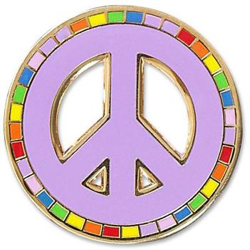 Misc. Enamel Pin Peace Book