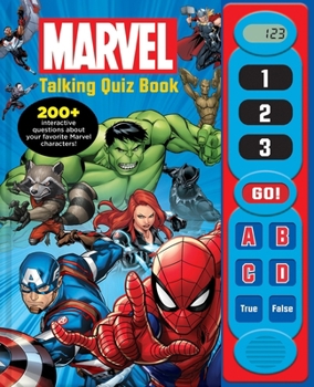 Hardcover Marvel: Talking Quiz Sound Book [With Battery] Book