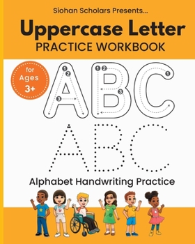 Paperback Uppercase Letter Tracing Workbook Book