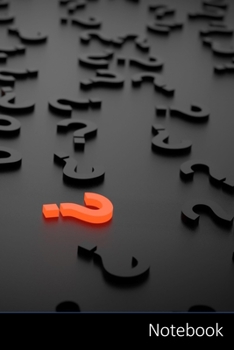 Paperback Notebook: 疑問符、重要、ログイン、問題 | Book