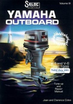 Paperback Yamaha Outboards, 4 & 6 Cylinders, 1984-1991 Book
