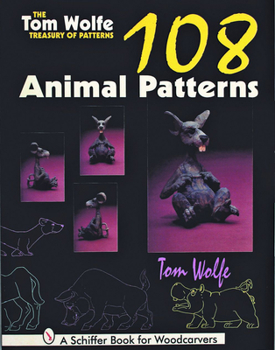 Paperback The Tom Wolfe Treasury of Patterns: 108 Animal Patterns Book