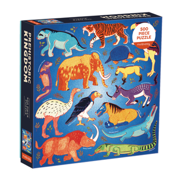 Game Prehistoric Kingdom 500 Piece Family Puzzle Book