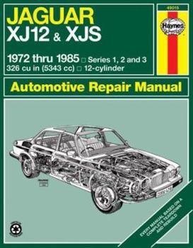Paperback Jaguar XJ12 & XJS 1972 Thru 1985 : Series 1, 2 And 3 Book