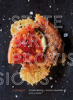 Hardcover State Bird Provisions: A Cookbook Book