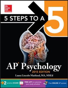 Paperback 5 Steps to a 5 AP Psychology Book
