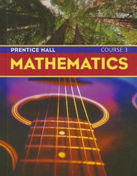 Hardcover Prentice Hall Mathematics Fifth Edition Student Edition Course 3 2004c Book