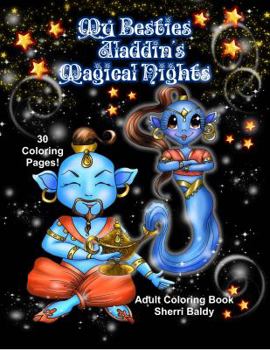 Paperback My Besties Aladdin's Magical Nights Adult Coloring Book