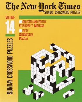 Paperback New York Times Sunday Crossword Puzzles, Volume 14 Book