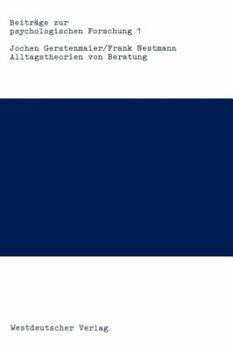 Paperback Alltagstheorien Von Beratung [German] Book