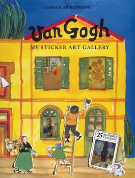 Hardcover My Sticker Art Gallery: Van Gogh Book