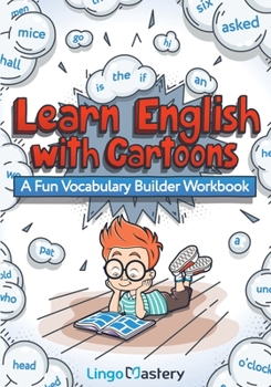 Paperback Learn English With Cartoons: A Fun Vocabulary Builder Workbook Book