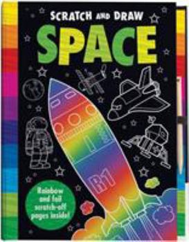 Hardcover Scratch and Draw Space Book