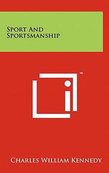 Hardcover Sport And Sportsmanship Book