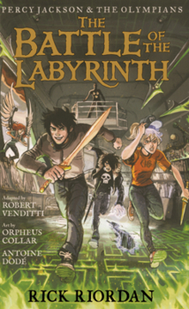 Library Binding Battle of the Labyrinth: The Graphic Novel Book