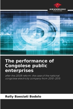 Paperback The performance of Congolese public enterprises Book