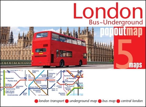 Loose Leaf London Bus and Underground Popout Map Book