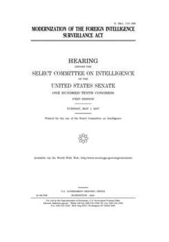 Modernization of the Foreign Intelligence Surveillance Act