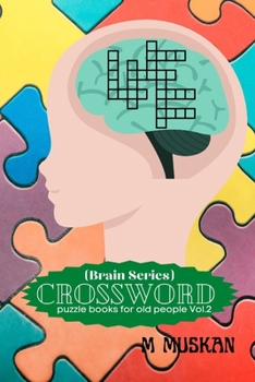 Paperback Crossword puzzle books for old people Vol.2 (Brain Series) Book