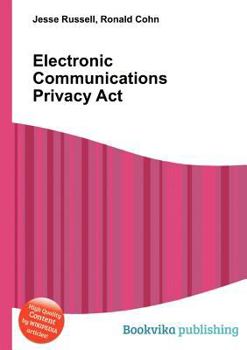 Paperback Electronic Communications Privacy ACT Book
