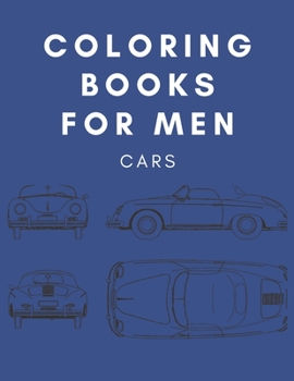 Paperback Coloring Books For Men Cars Book