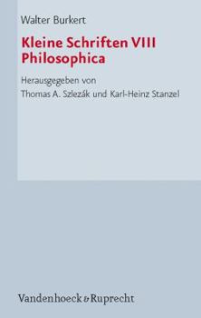 Hardcover Kleine Schriften VIII: Philosophica [German] Book