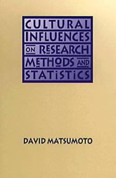 Paperback Cultural Influences on Research Methods and Statistics Book