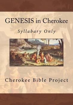 Paperback GENESIS in Cherokee: Syllabary Only Book