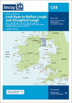Paperback Imray Chart C69: Loch Ryan to Belfast Lough and Strangford Lough (C Charts) Book
