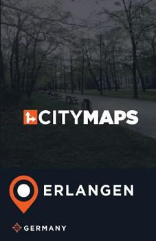 Paperback City Maps Erlangen Germany Book