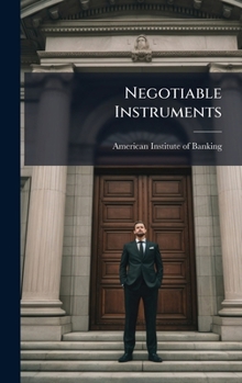 Hardcover Negotiable Instruments Book