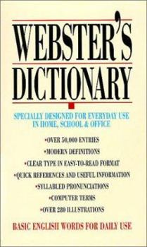 Paperback Webster's Dictionary Book