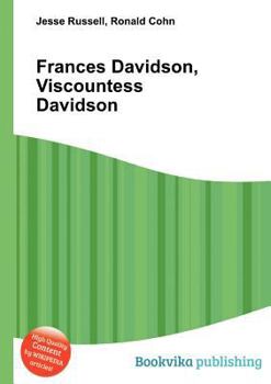 Paperback Frances Davidson, Viscountess Davidson Book