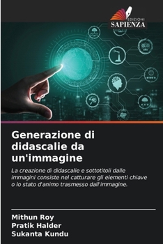 Paperback Generazione di didascalie da un'immagine [Italian] Book