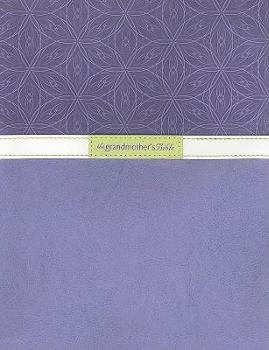 Imitation Leather NIV, Grandmother's Bible, Large Print, Imitation Leather, Purple Book