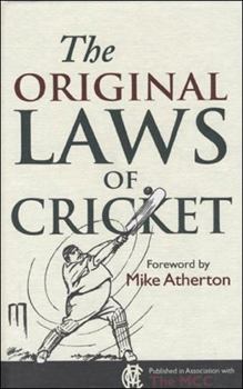 Hardcover The Original Laws of Cricket Book