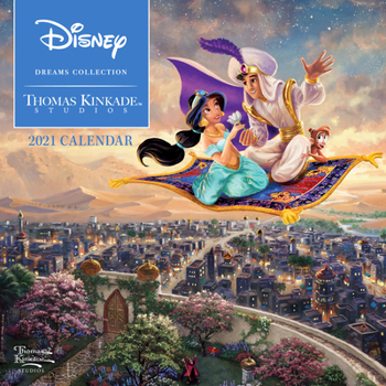Calendar Disney Dreams Collection by Thomas Kinkade Studios: 2021 Mini Wall Calendar Book