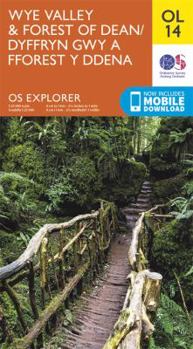 Map EXP OL14 Wye Valley & Forest of Deane Book