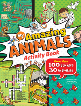 Hardcover My Amazing Animals Activity Book
