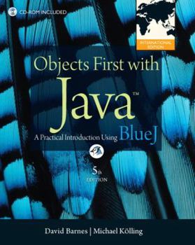 Paperback Objects First with Java: A Practical Introduction Using Bluej. Book