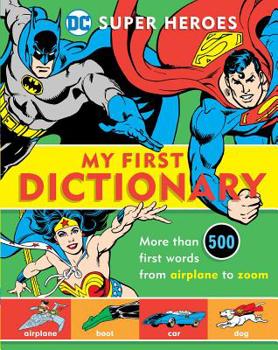 Hardcover Super Heroes: My First Dictionary, 8 Book