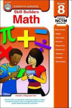 Paperback Skill Builders: Math Grade 8 Book